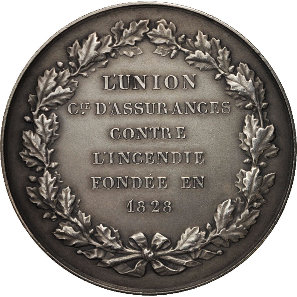 France, Medal, L'Union, Compagnie d'assurances contre l'incendie, Politics