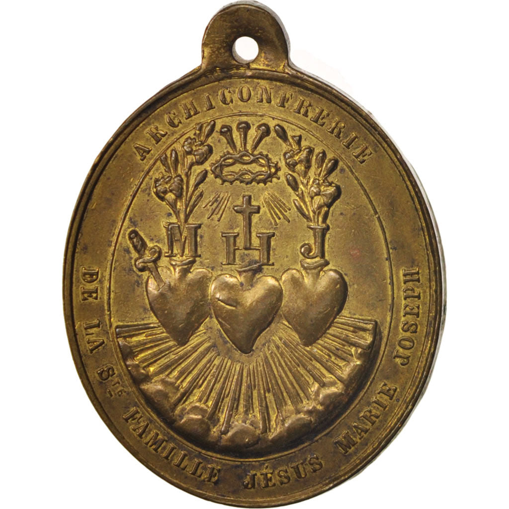 Francia, Medal, Archiconfrérie de la Sainte famille, Religions & beliefs, MBC+