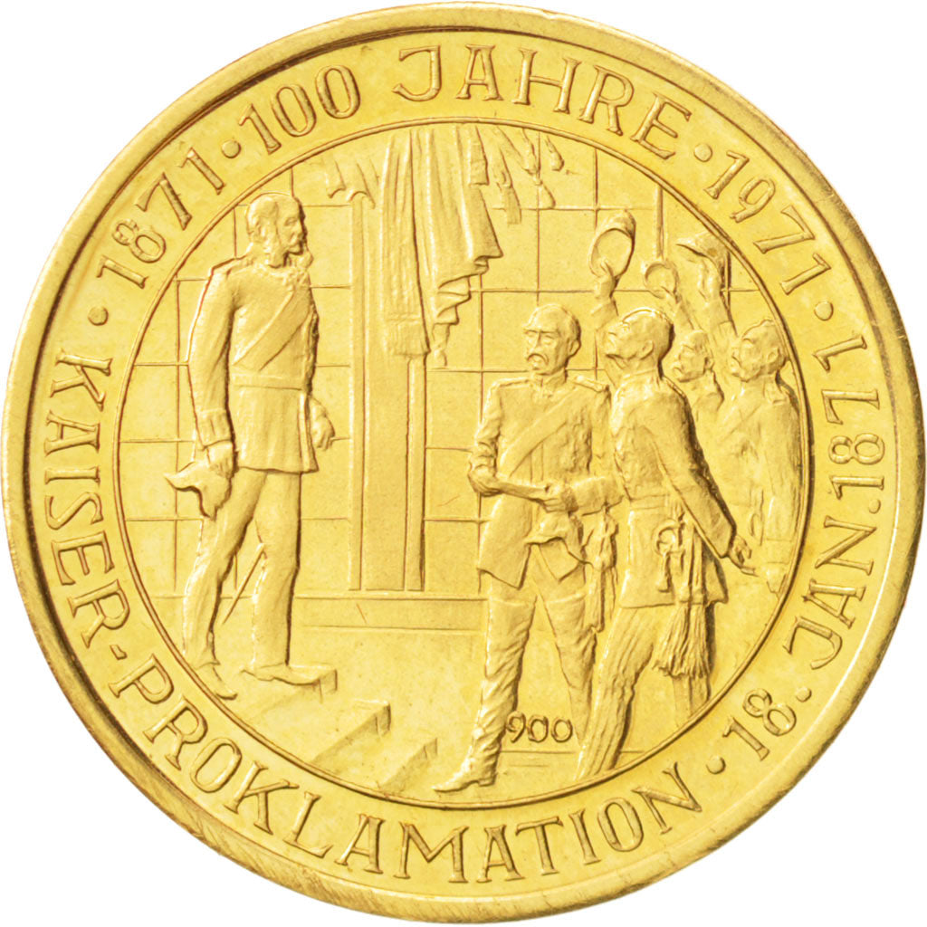 Germany, Medal, Otto von Bismarck, 100th Reich anniversary, History, 1971