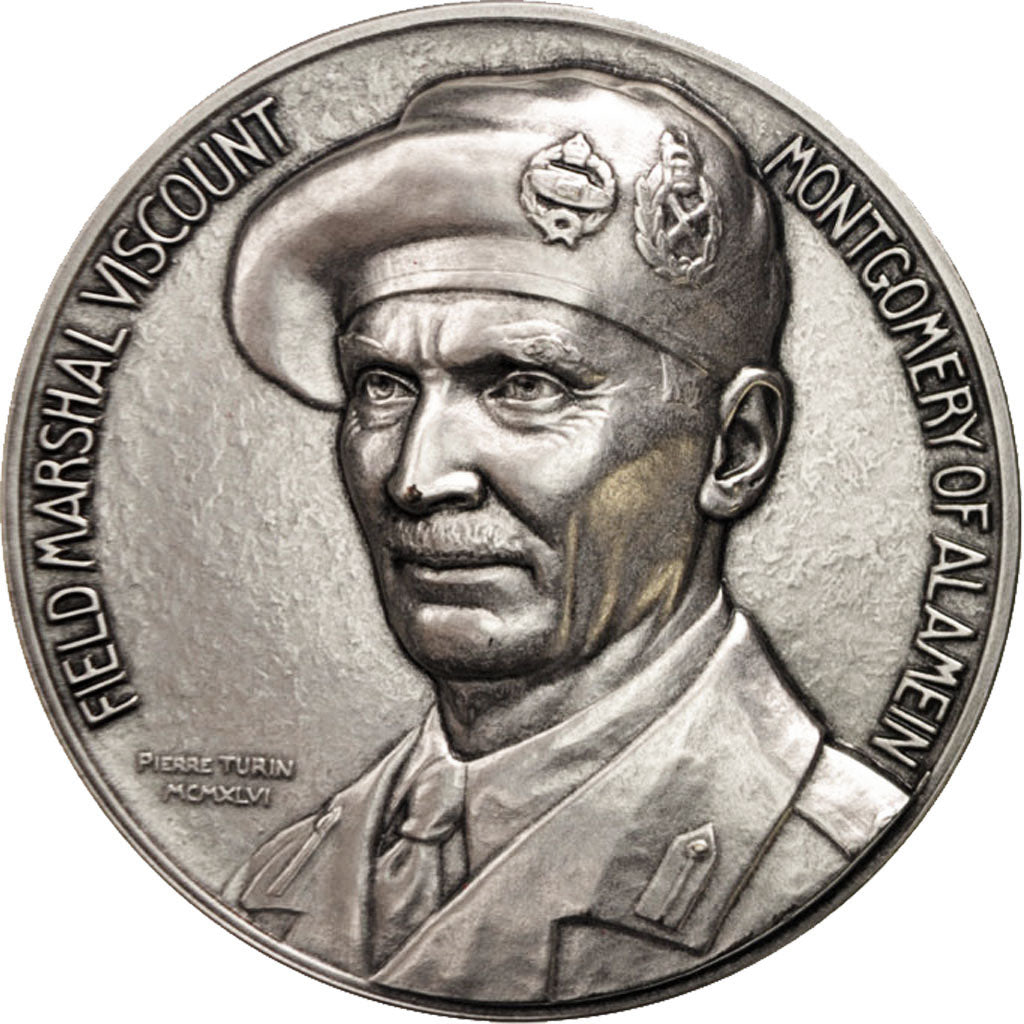 Francia, Medal, Field Marshal Viscount Montgomery of Alamein, History, Turin