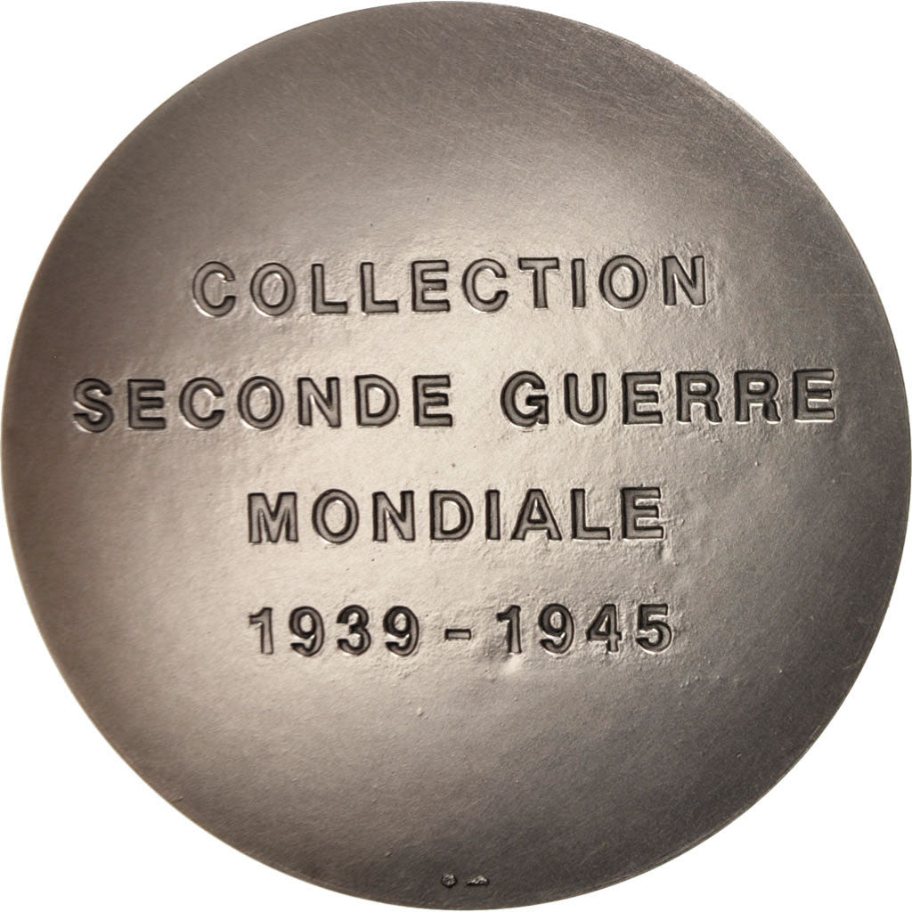 Frankreich, Medal, Général De Gaulle, History, Mauviel, STGL, Silvered bronze
