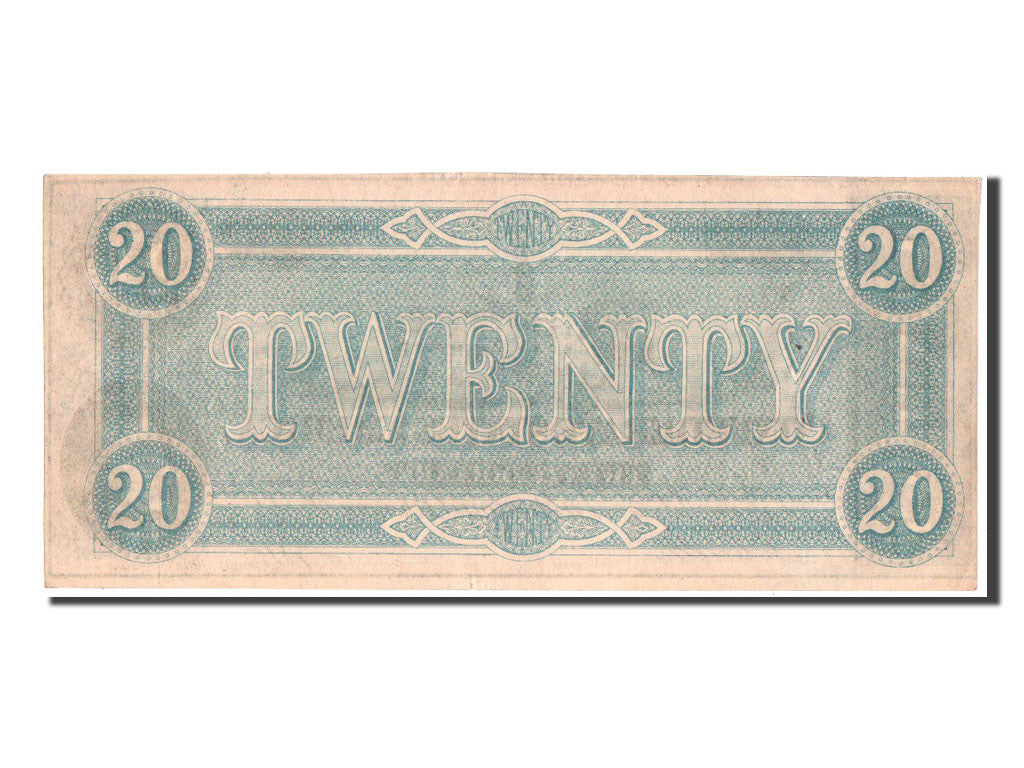 Stati Confederati d'America, 20 Dollars, 1864, 1864-02-17, SPL