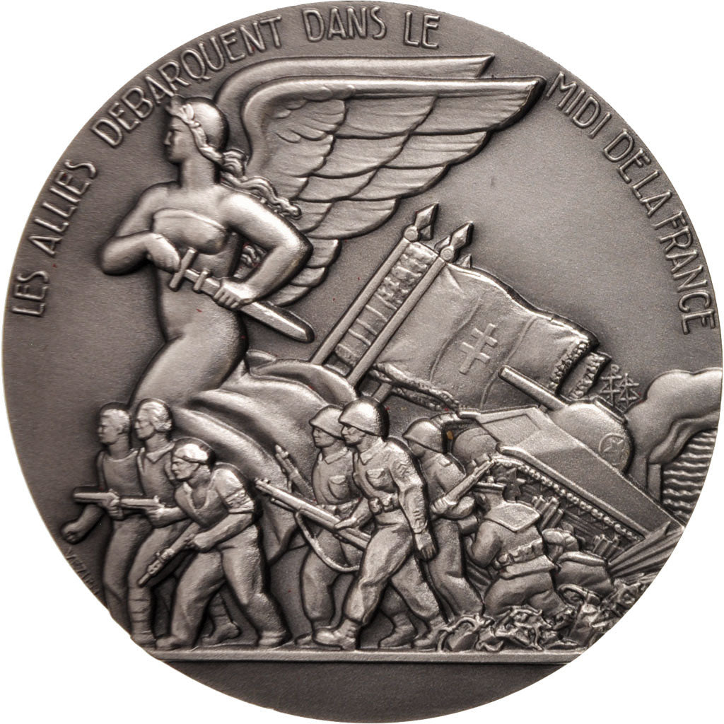Frankreich, Medal, Les alliés débarquent dans le midi de la France, History