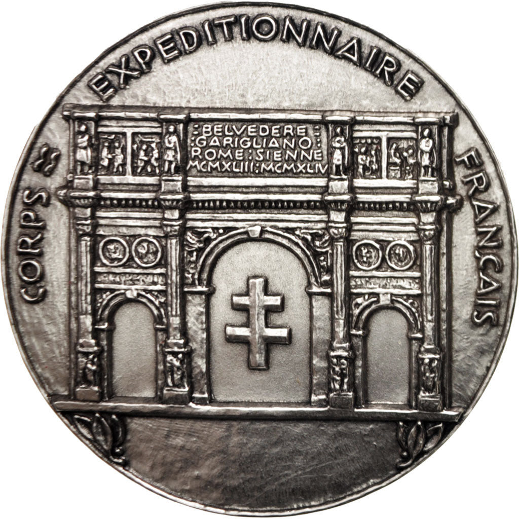 Frankreich, Medal, Corps expéditionnaire français, History, STGL, Silvered