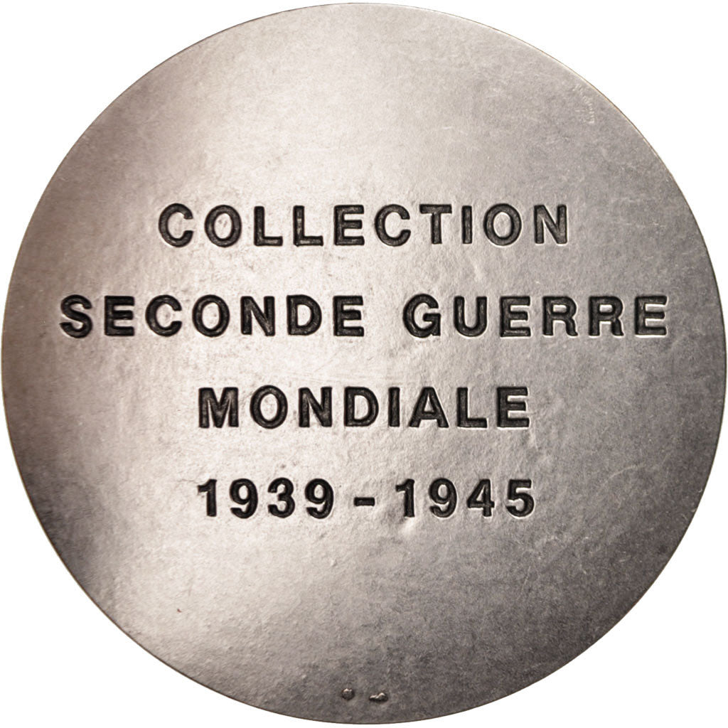Frankreich, Medal, Général Pierre Koenig, History, STGL, Silvered bronze