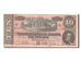 Confederate States of America, 10 Dollars, 1864, KM #68, 1864-02-17, AU(50-53),.