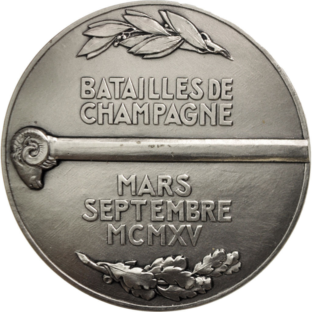 Frankrijk, Medal, Bataille de Champagne, Mars et septembre 1915, History, FDC