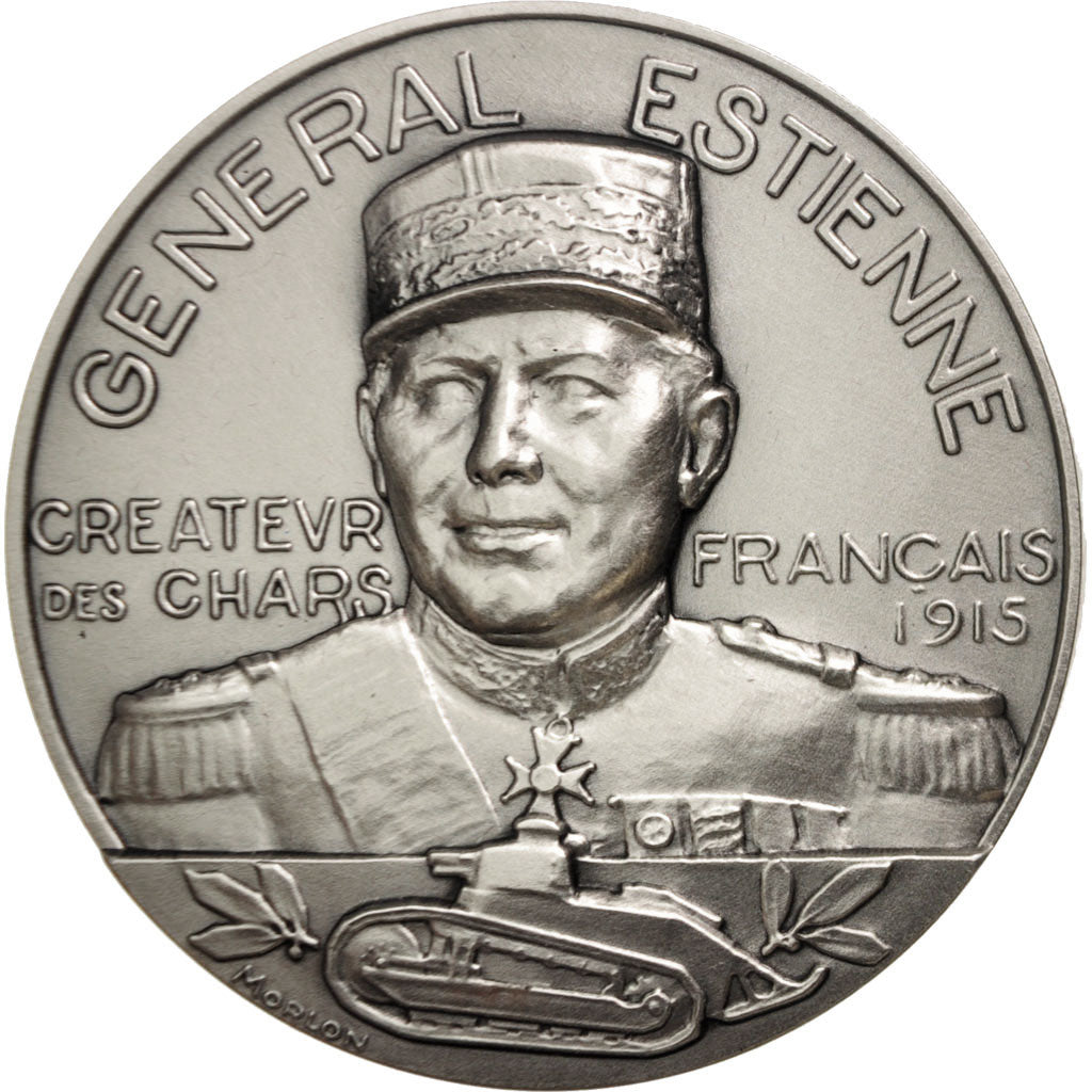 Frankreich, Medal, Général Estienne, créateur des chars français 1915