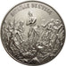 France, Medal, Bataille de l'Yzer, History, MS(65-70), Silvered bronze