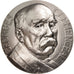 France, Medal, Georges Clemenceau, History, Legastelois, FDC, Silvered bronze