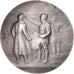 Frankreich, Medal, Le général Mangin devant Douaumont, History, STGL, Silvered