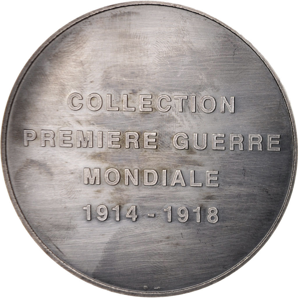 Frankreich, Medal, Le général Mangin devant Douaumont, History, STGL, Silvered