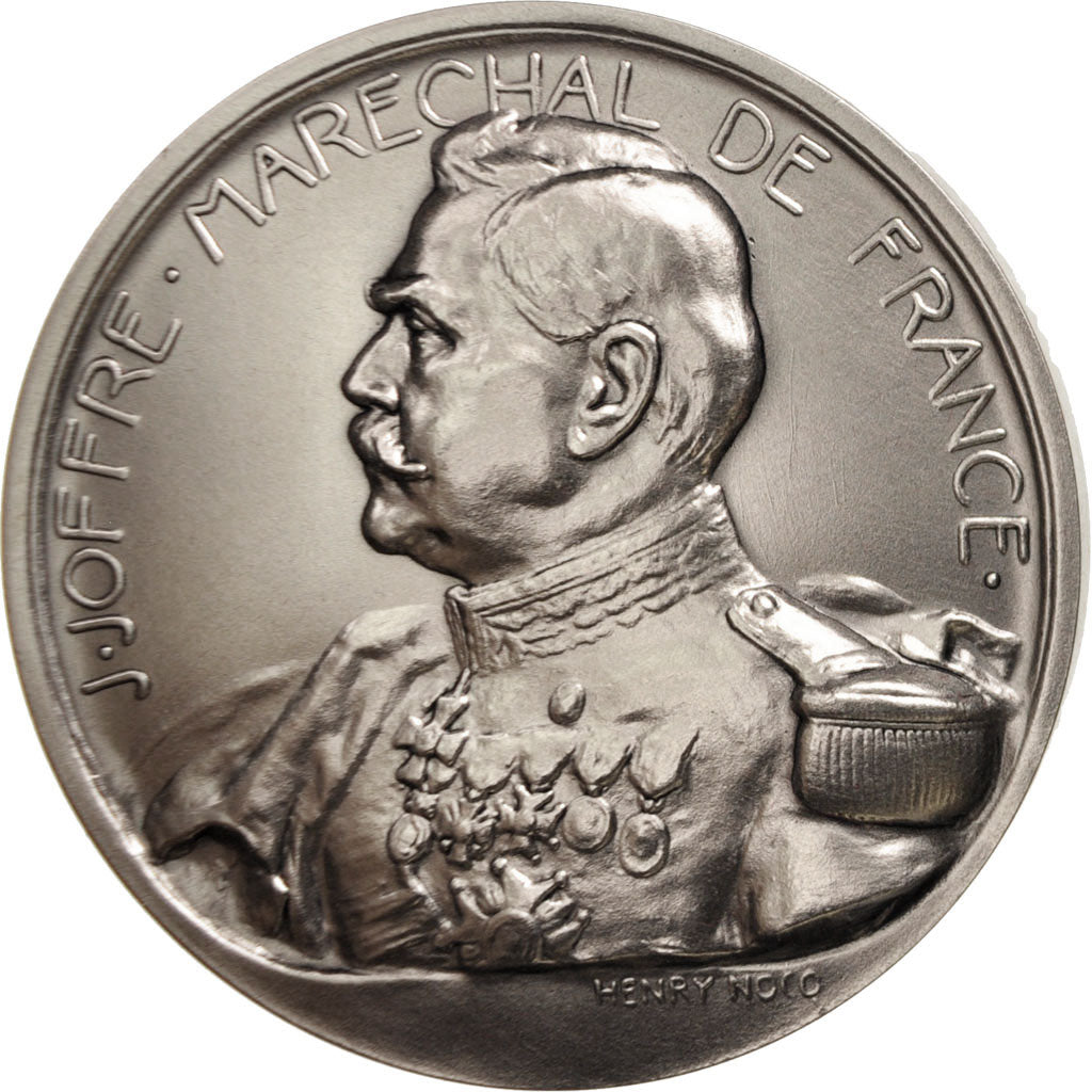 Frankreich, Medal, J. Joffre Maréchal de France, History, Henry Nocq, STGL