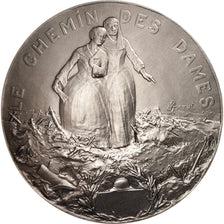 Francia, Medal, Le chemin des Dames, History, Merot, FDC, Bronce plateado