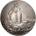 France, Medal, Le chemin des Dames, History, Merot, MS(65-70), Silvered bronze