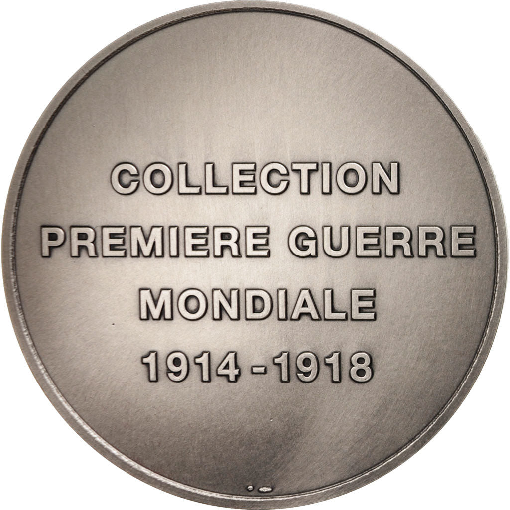 France, Medal, Le chemin des Dames, History, Merot, MS(65-70), Silvered bronze