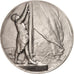 France, Medal, La France sur le Rhin, History, Benard, MS(65-70), Silvered
