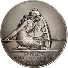 Francia, Medal, Défense du Grand Couronné, History, Dammann, FDC, Bronce