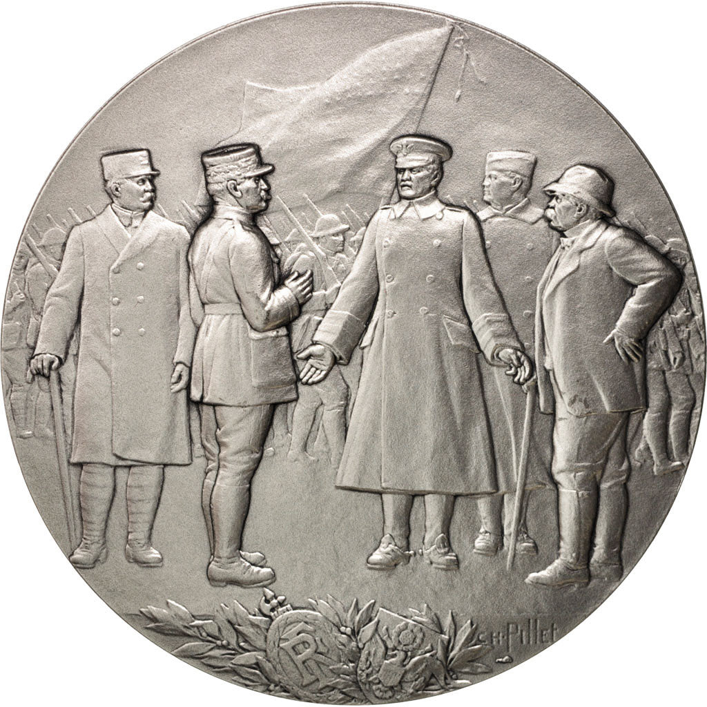 Frankreich, Medal, L'Amérique se joint aux alliés, History, Pillet, STGL