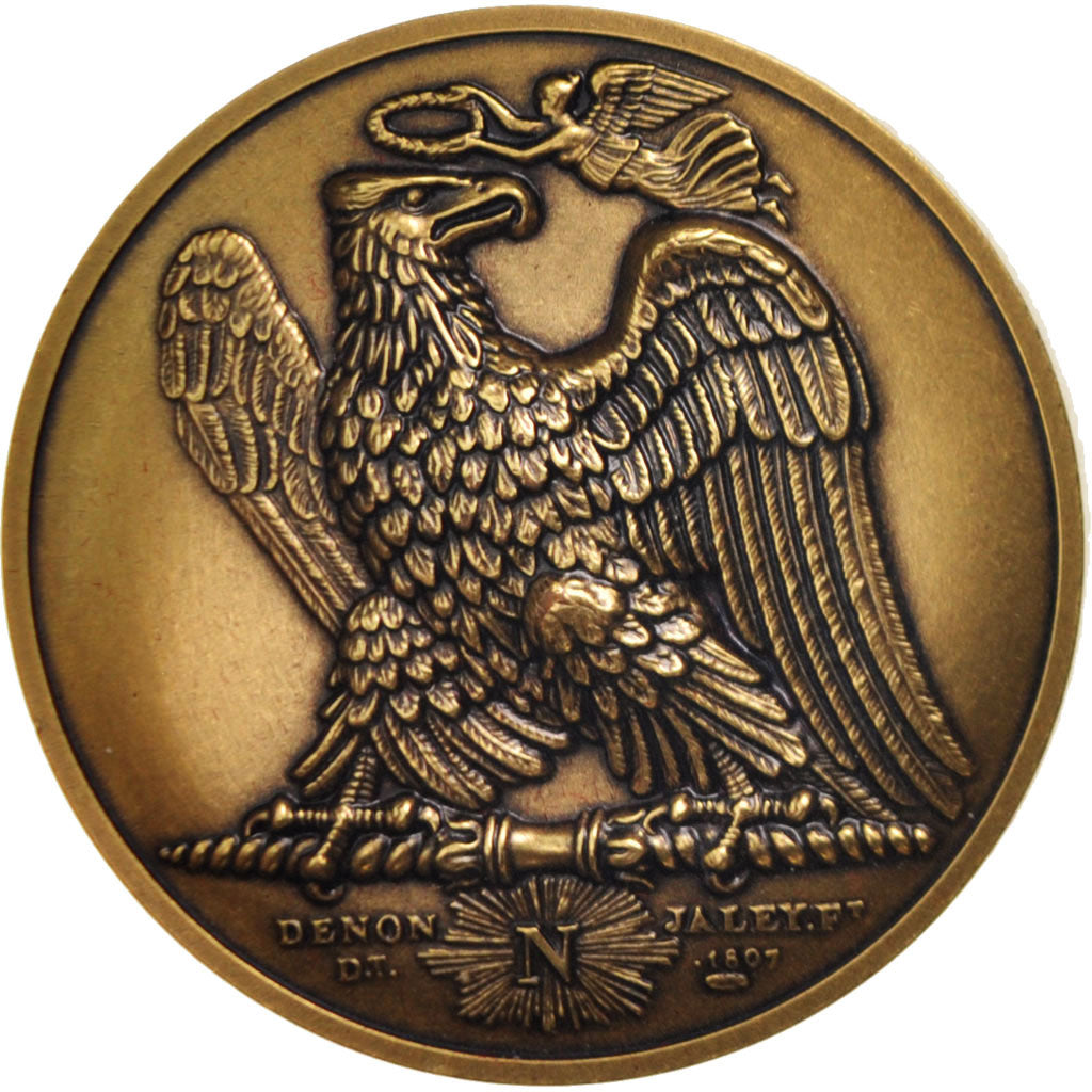 France, Medal, Passage du Rhin, First French Empire, History, MS(65-70), Bronze