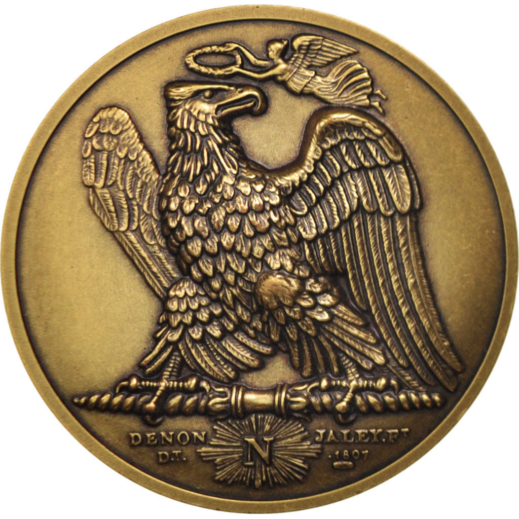 France, Medal, Bataille des Pyramides, History, Bovy, MS(65-70), Bronze