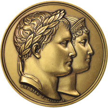 France, Medal, Napoléon et Marie-Louise, History, MS(65-70), Bronze