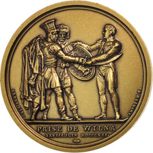 France, Medal, Prise de Wilna, History, MS(65-70), Bronze