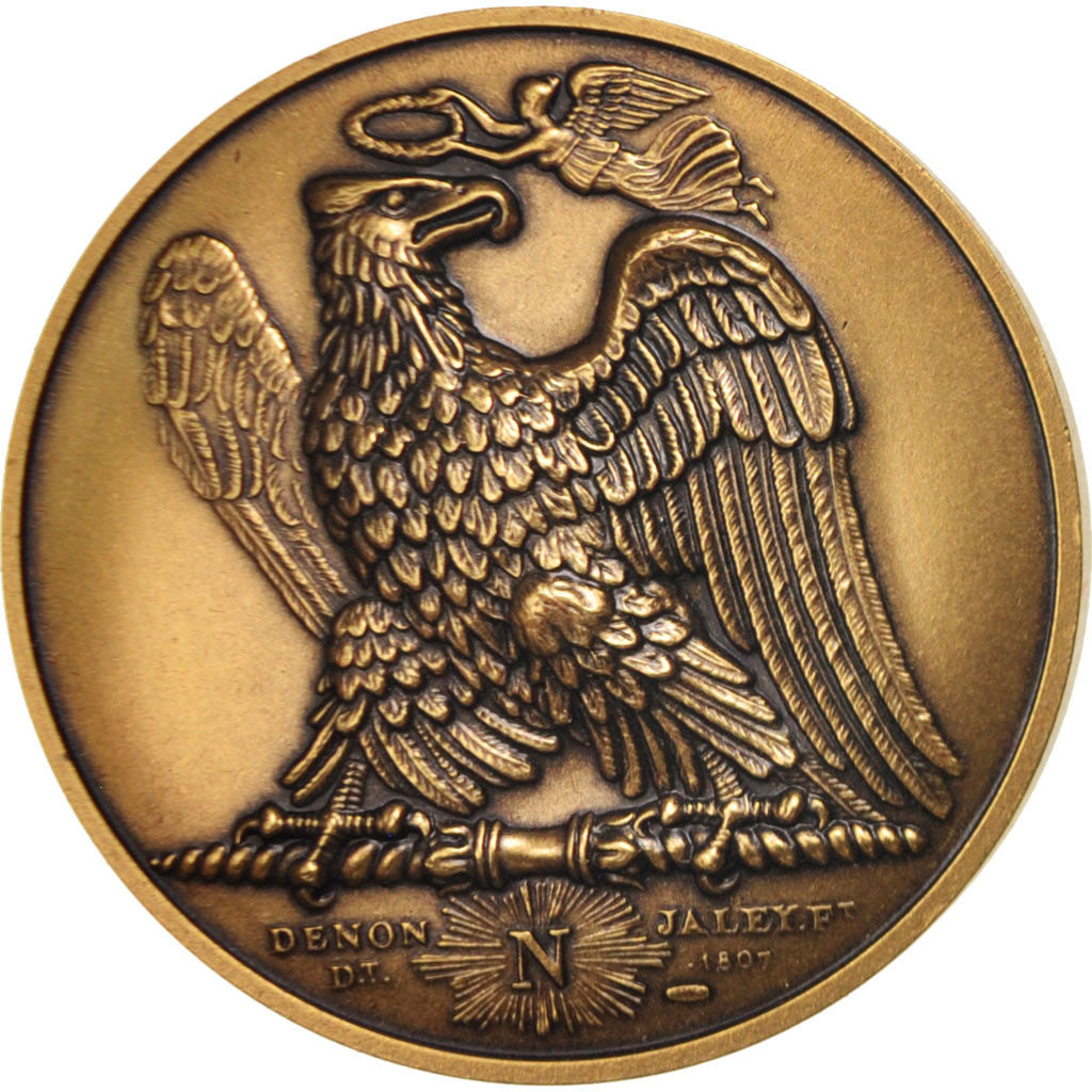 France, Medal, Abdication de Fontainebleau, History, MS(65-70), Bronze