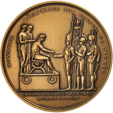 France, Medal, Distribution des croix, History, MS(65-70), Bronze