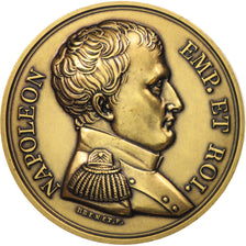 Francja, Medal, Napoléon Empereur et Roi, Historia, MS(65-70), Bronze