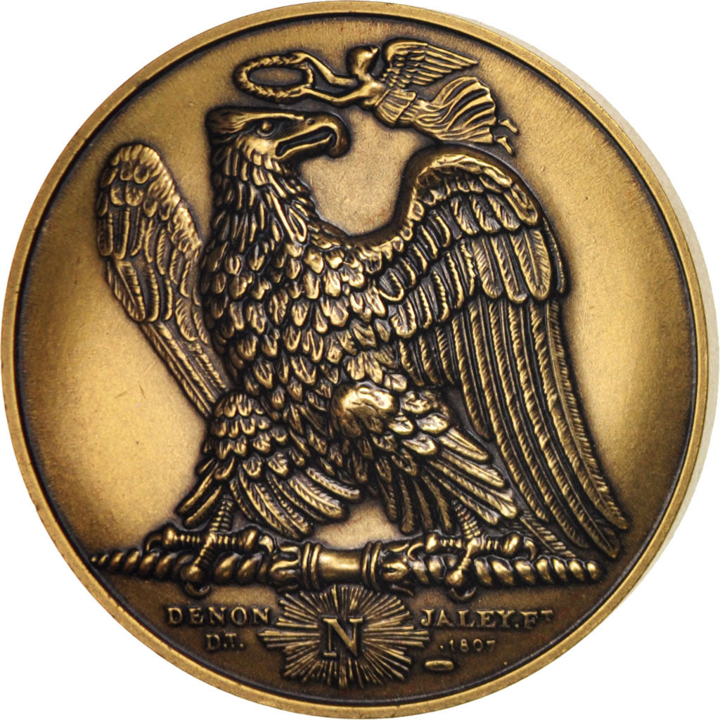 France, Medal, Napoléon Empereur et Roi, History, FDC, Bronze