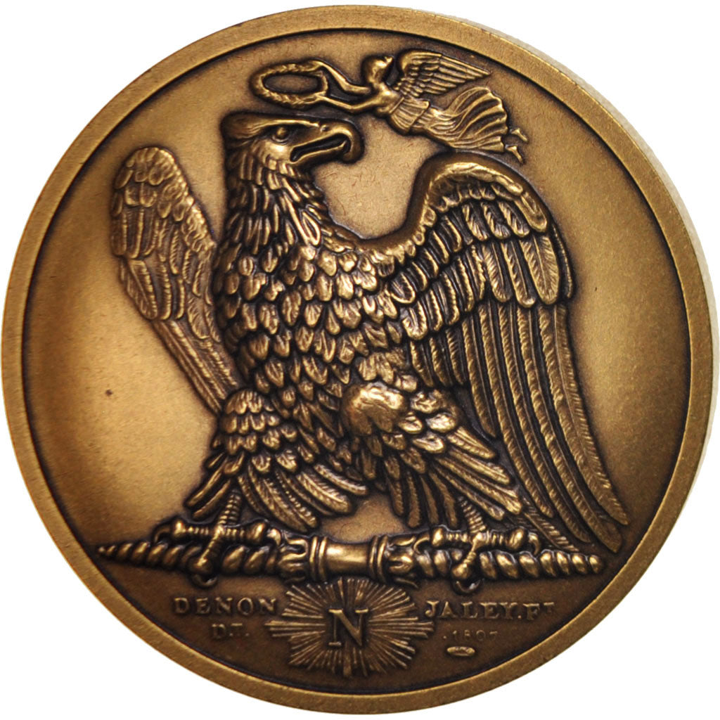 France, Medal, Waterloo, History, MS(65-70), Bronze