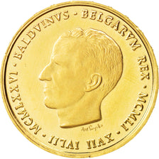 Belgium, Medal, Belgique, Baudouin I, 1976, MS(65-70), Gold