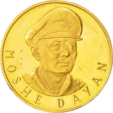 Israel, Medal, Moshe Dayan, History, 1967, MS(63), Gold