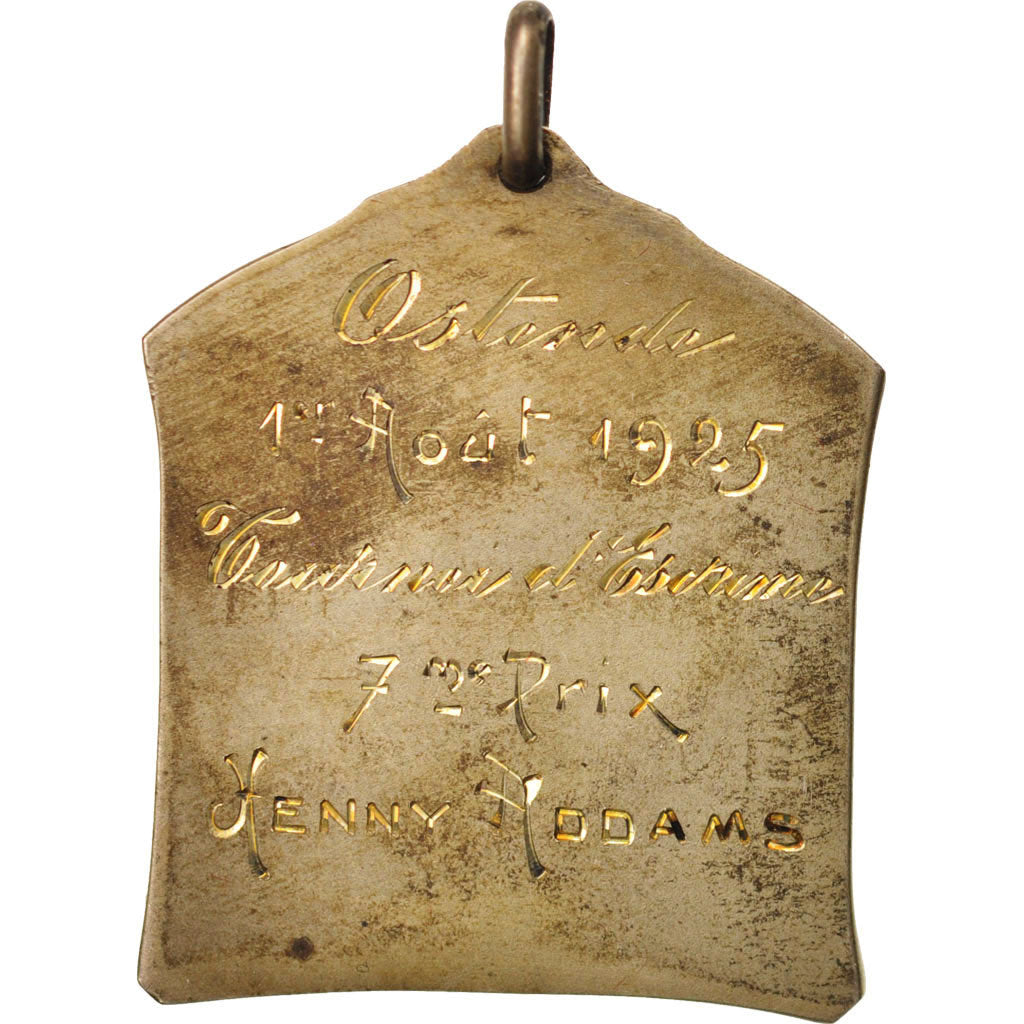 Belgium, Medal, Tournoi d'escrime d'Ostende, Sports & leisure, 1925, AU(50-53)