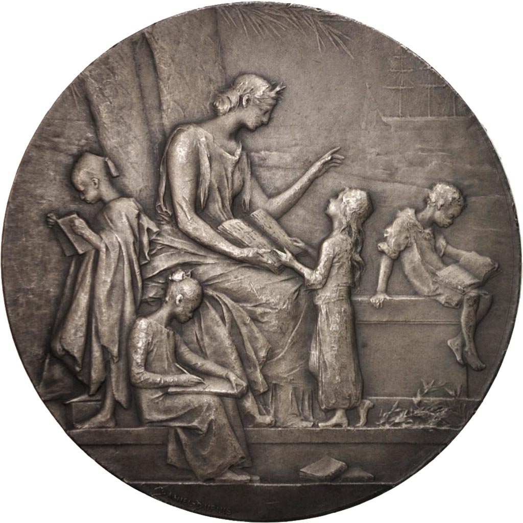 Francia, Medal, Alliance Française, Arts & Culture, 1938, Dupuis.D, BB+, Bronzo
