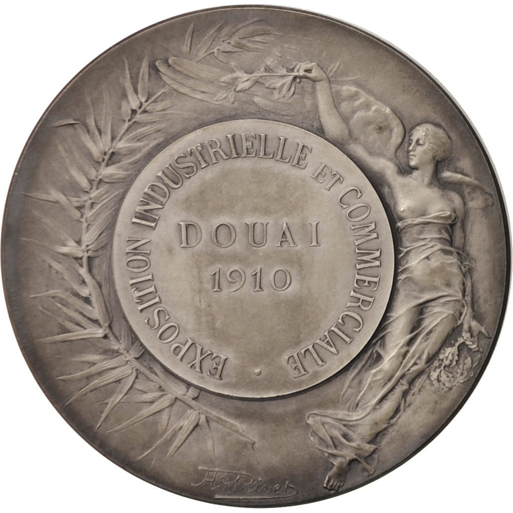 France, Medal, Exposition industrielle et commerciale de Douai, Business &