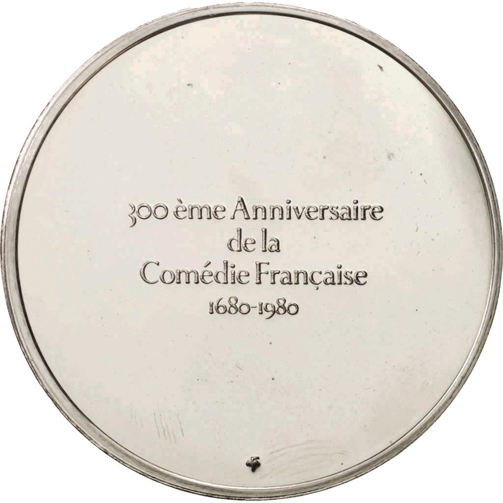 France, Medal, 300e anniversaire de la Comédie Française 1680-1980, History