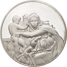 Frankreich, Medal, Le génie de Michel Ange, La Sibylle de Delphes, Arts &