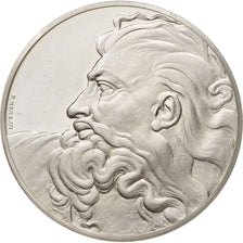 Francia, Medal, Le génie de Michel Ange, La Tête de Dieu, Arts & Culture, FDC
