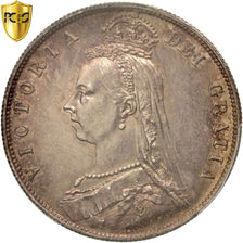 Grande-Bretagne, Victoria, 1/2 Crown, 1888, PCGS, MS64, SPL+, Argent, KM:764