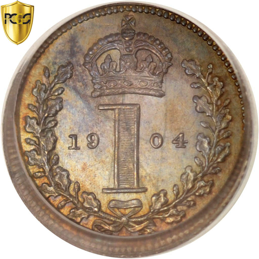 Coin, Great Britain, Edward VII, Penny, 1904, PCGS, PL67, MS(65-70), Silver