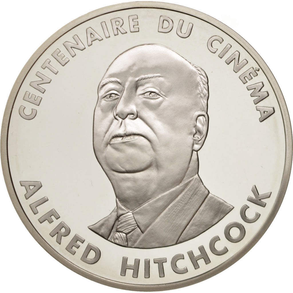 France, 100 Francs, Alfred Hitchcock, 1995, Paris, MS(65-70), Silver, KM:1088