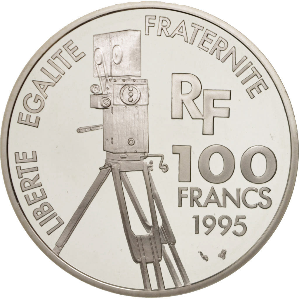 France, 100 Francs, Arletty, 1995, Paris, MS(65-70), Silver, KM:1945