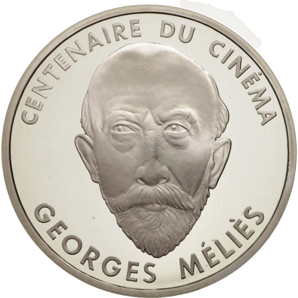 France, 100 Francs, Georges Méliès, 1995, Paris, FDC, Argent, KM:1942