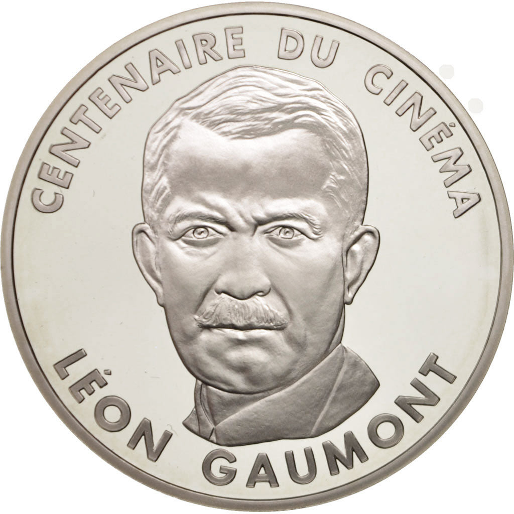 France, 100 Francs, Léon Gaumont, 1995, Paris, MS(65-70), Silver, KM:1080