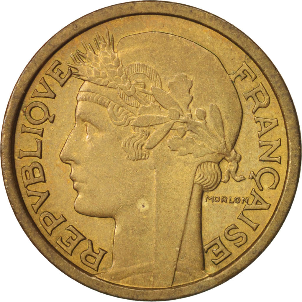 Coin, France, 2 Francs, 1931, Paris, MS(60-62), Aluminum-Bronze, KM:E64
