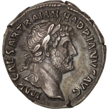 Hadrian, Denarius, 123, Roma, VZ+, Silber, RIC:77