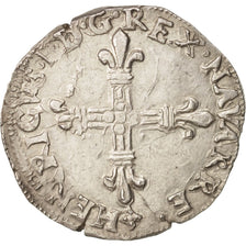 Monnaie, France, 1/4 Écu de Navarre, ¼ Ecu de Navarre, 1584, Saint-Palais
