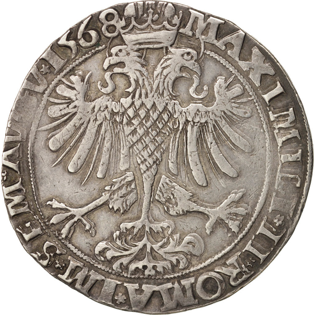 Coin, German States, Archevêché de Cambrai, Thaler, 1568, Cambrai, AU(50-53)